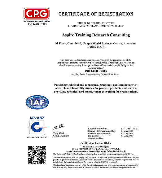 Published certificate reference