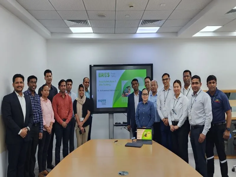 BRCGS Food Safety Issue 9 training at Emirates Flight Catering