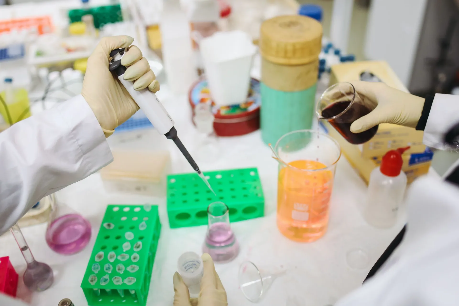Illustrative research laboratory photograph