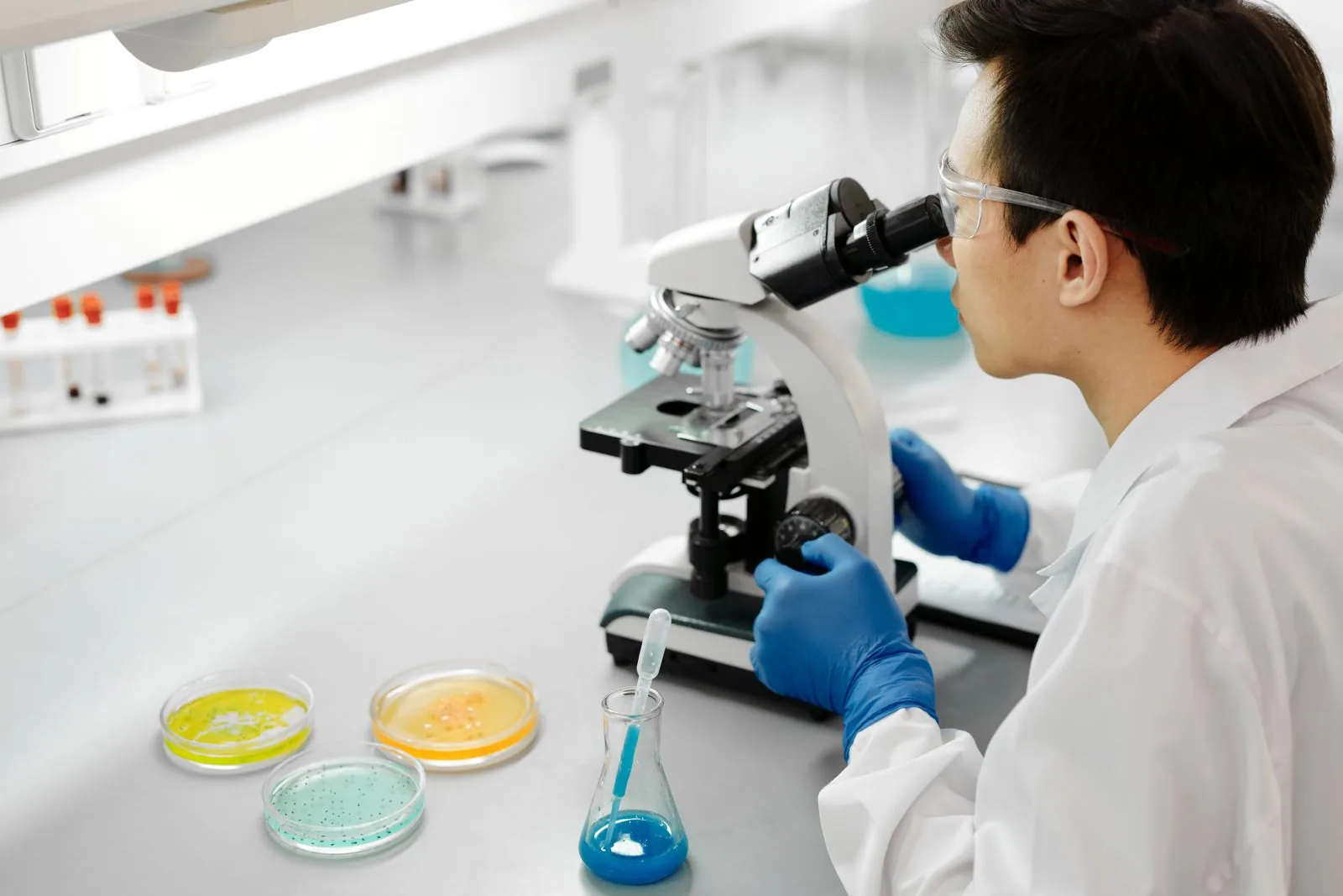 Laboratory microscopy · illustrative research photograph